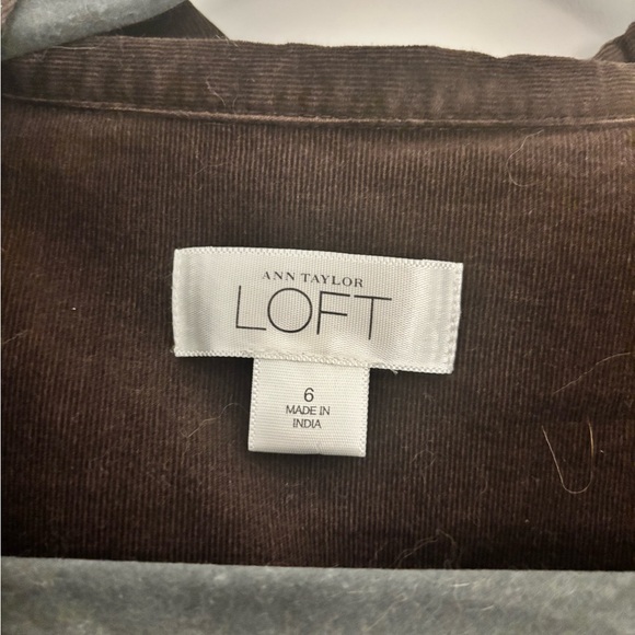 LOFT Brown Corduroy Jacket - Picture 2 of 5
